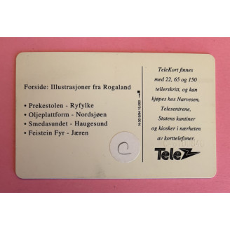 NORVÈGE télécarte 65...