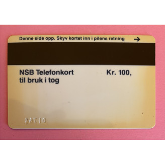 NORVÈGE télécarte Kr 100...