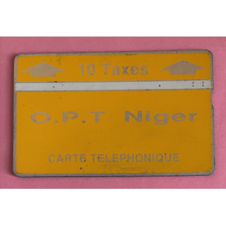 NIGER télécarte 10 taxes...