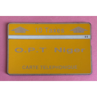 NIGER télécarte 10 taxes...