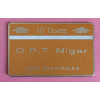 NIGER télécarte 10 taxes...