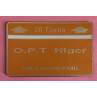 NIGER télécarte 20 taxes...