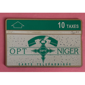 NIGER télécarte 10 taxes...