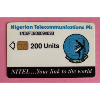 NIGERIA télécarte 200 units...