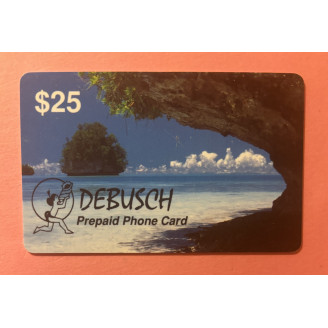 PALAU télécarte 25$ DEBUSCH...