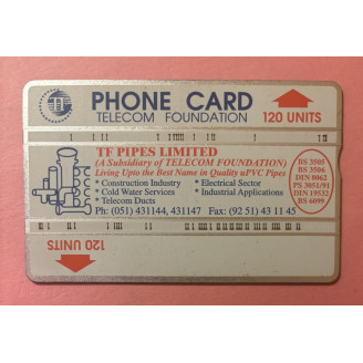 PAKISTAN télécarte 120...