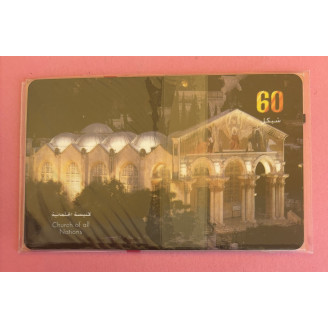 PALESTINE télécarte NSB 60...