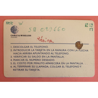 PANAMA télécarte TEST