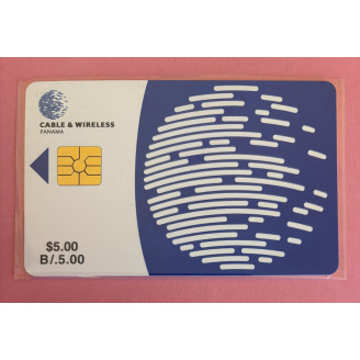 PANAMA télécarte $5.00 vide