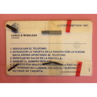 PANAMA télécarte NSB $5.00