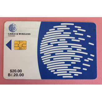 PANAMA télécarte $20.00 Vide