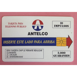 PARAGUAY télécarte 10...