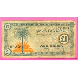 Biafra P.2 1 Pound Etat B...