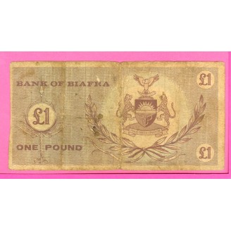 Biafra P.2 1 Pound Etat B-...