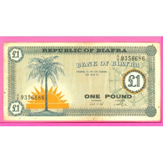 Biafra P.2 1 Pound TTB- ND...
