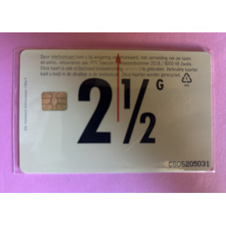 PAYS-BAS télécarte 2 1/2G...