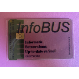 PAYS-BAS télécarte Infobus...
