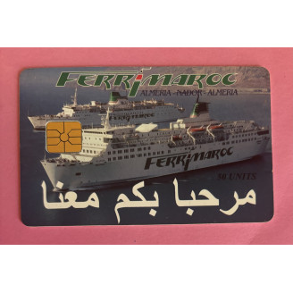MAROC télécarte 50 unités...