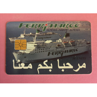 MAROC télécarte 50 unités...