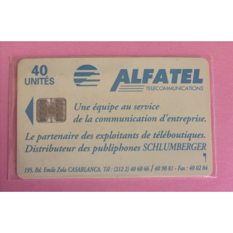 MAROC télécarte 40 unités...