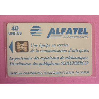 MAROC télécarte 40 unités...