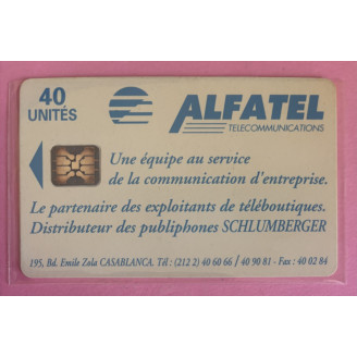 MAROC télécarte 40 unités...