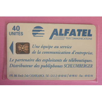 MAROC télécarte 40 unités...