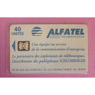MAROC télécarte 40 unités...