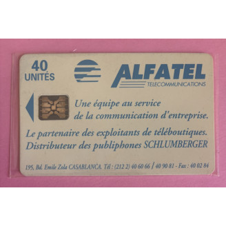MAROC télécarte 40 unités...
