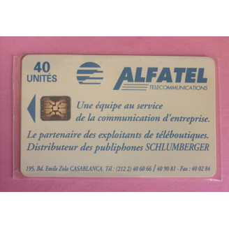 MAROC télécarte 40 unités...
