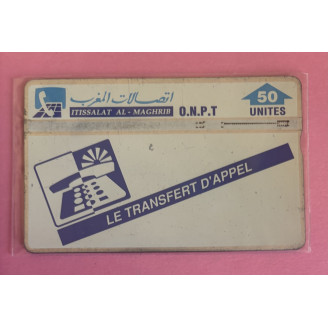 MAROC télécarte 50 unités...