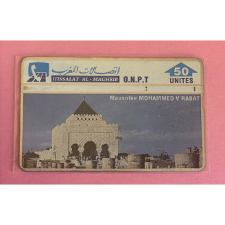 MAROC télécarte 50 unités...