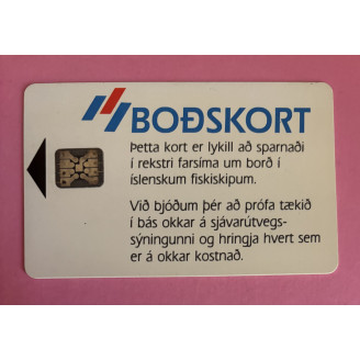 ISLANDE télécarte BODSKORT...