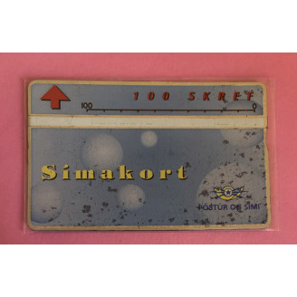 ISLANDE télécarte 100 Skref...