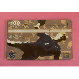 ISLANDE télécarte 100 Skref...