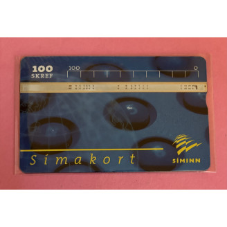 ISLANDE télécarte 100 Skref...