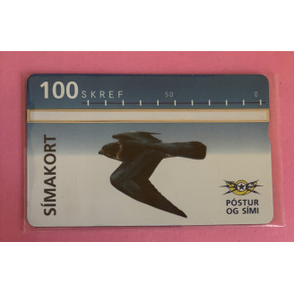 ISLANDE télécarte 100 Skref...