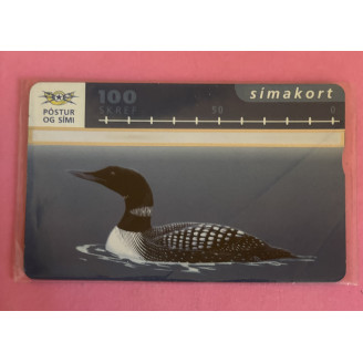ISLANDE télécarte 100 Skref...
