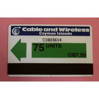 ILES CAYMAN télécarte 75...