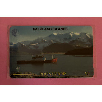ILES FALKLAND télécarte £5...