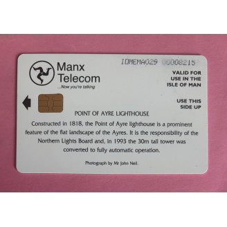 ILE DE MAN télécarte 21...