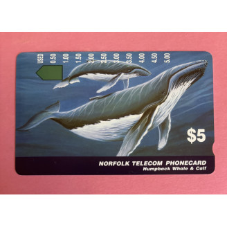 ILE DE NORFOLK télécarte 5$...