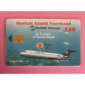 ILE DE NORFOLK télécarte à...