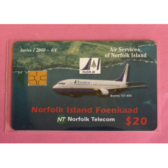 ILE DE NORFOLK télécarte à...