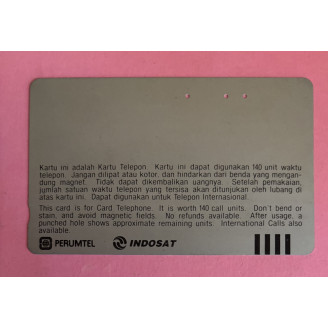 INDONÉSIE télécarte 140...