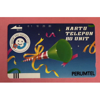 INDONÉSIE télécarte 80 unit...