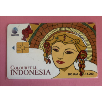 INDONÉSIE télécarte 100...