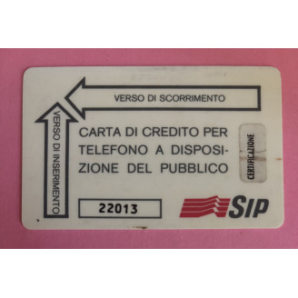 ITALIE télécarte carta di...