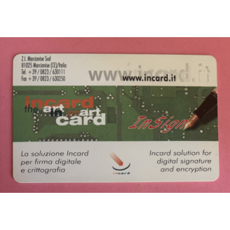 ITALIE télécarte In Sign Card