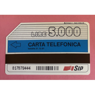 ITALIE télécarte 5000 Lire...